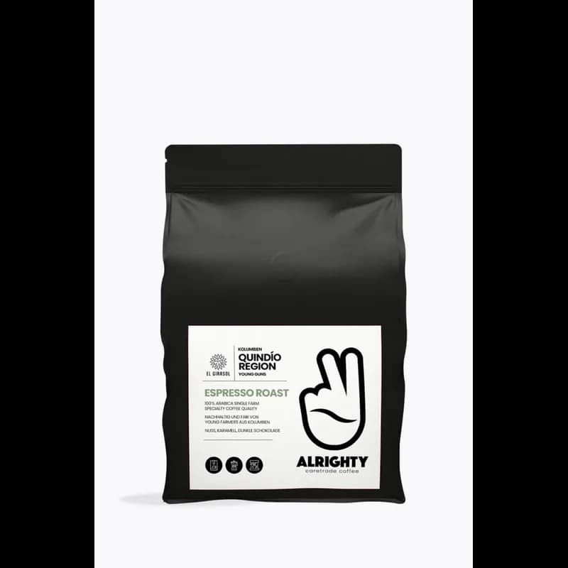 Alrighty Kolumbien Espresso 250g – Alrighty Kaffeebohnen