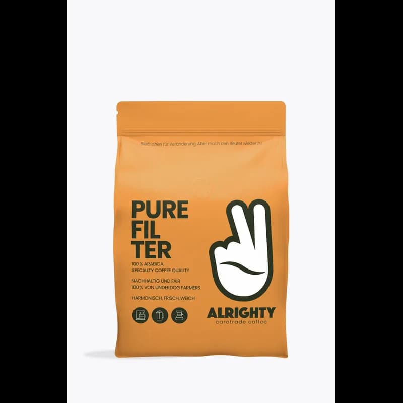 Alrighty Pure Filter 250g – Alrighty Kaffeebohnen