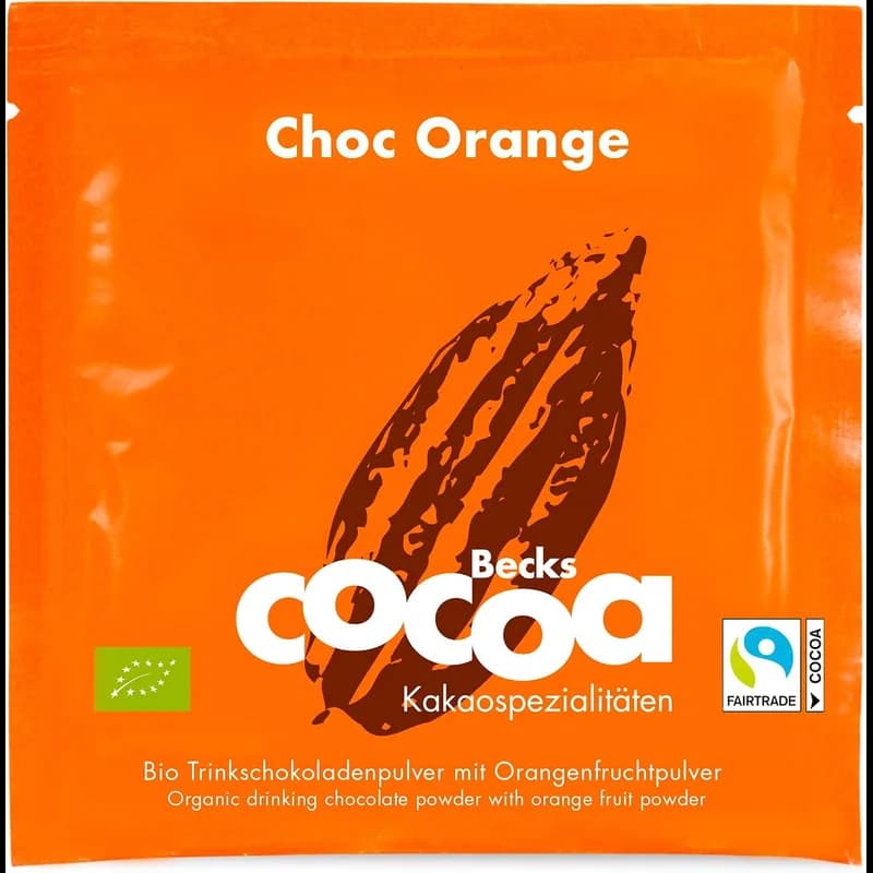 Becks Cocoa Choc Orange Bio 250g – Becks Cocoa Kaffeebohnen