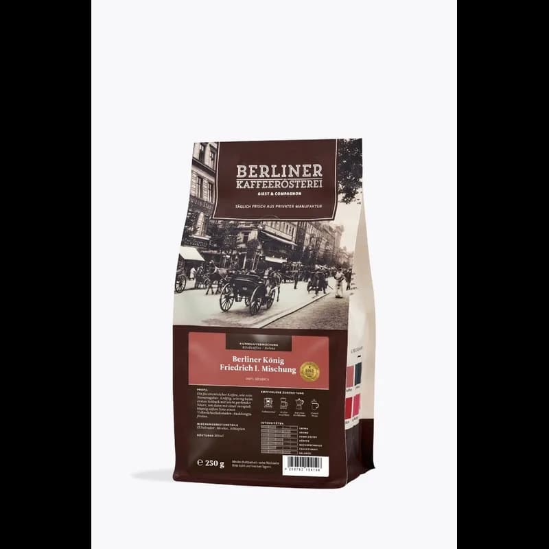 Berliner Kaffeerösterei Berliner König Friedrich I. Mischung – Berliner Kaffeerösterei Kaffeebohnen