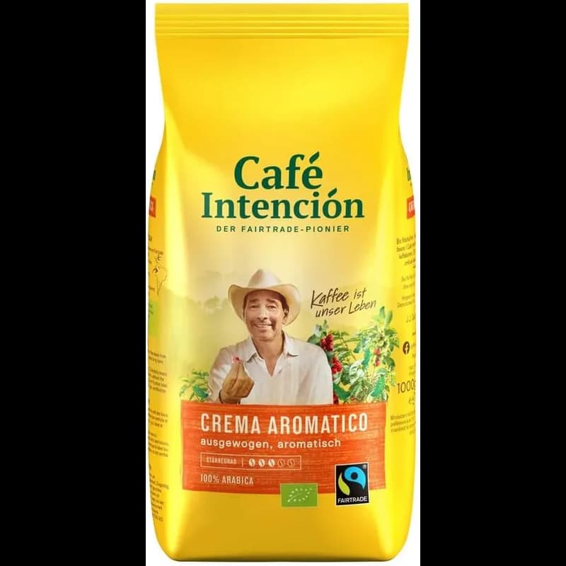 Café Intención Crema Aromatico Bio Vorteilspaket 6kg – Café Intención Kaffeebohnen