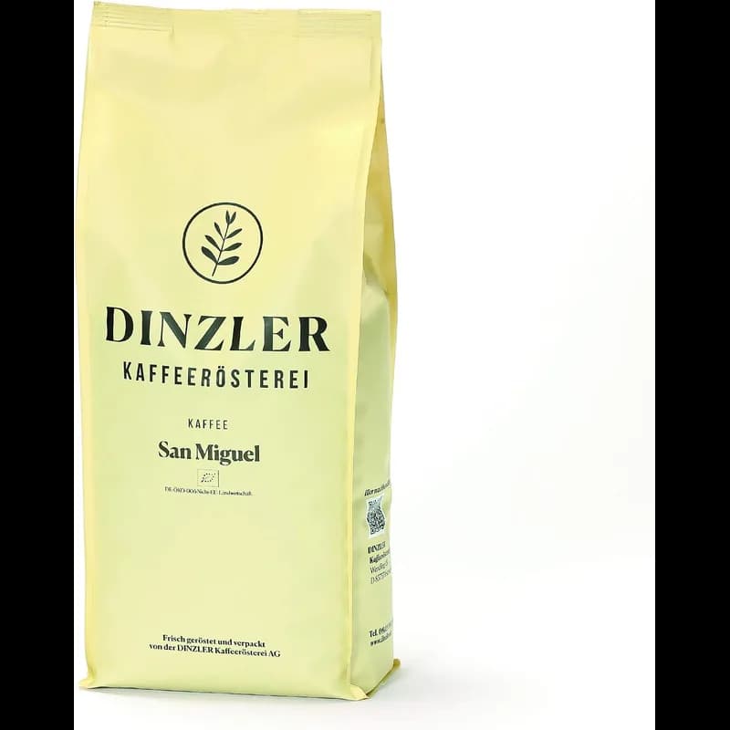 Dinzler Kaffee Mezzo koffeinreduziert Bio 250g – Dinzler Kaffeebohnen