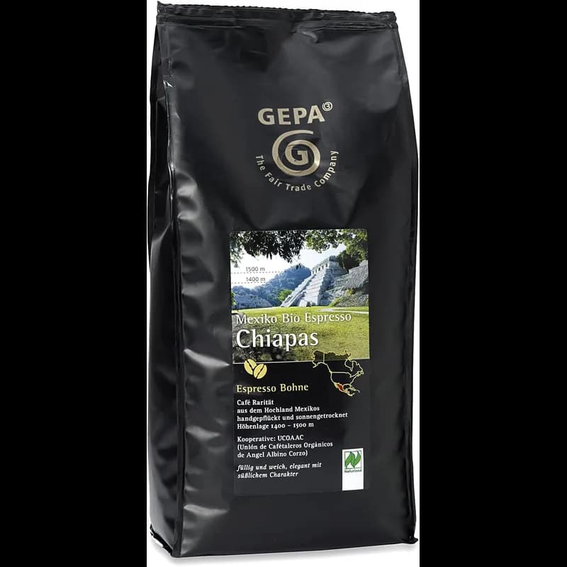 GEPA Bio Espresso Chiapas 1kg – GEPA Kaffeebohnen