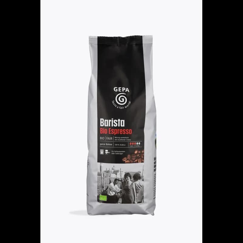 GEPA Barista Bio Espresso 1kg – GEPA Kaffeebohnen