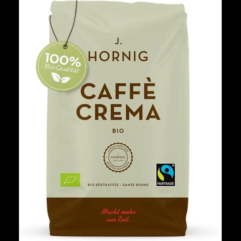 J. Hornig Caffè Crema Bio – J. Hornig Kaffeebohnen