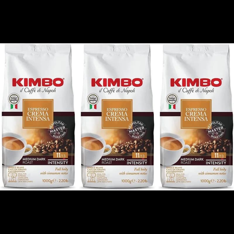 Kimbo Espresso Crema Intensa 1kg – Kimbo Kaffeebohnen