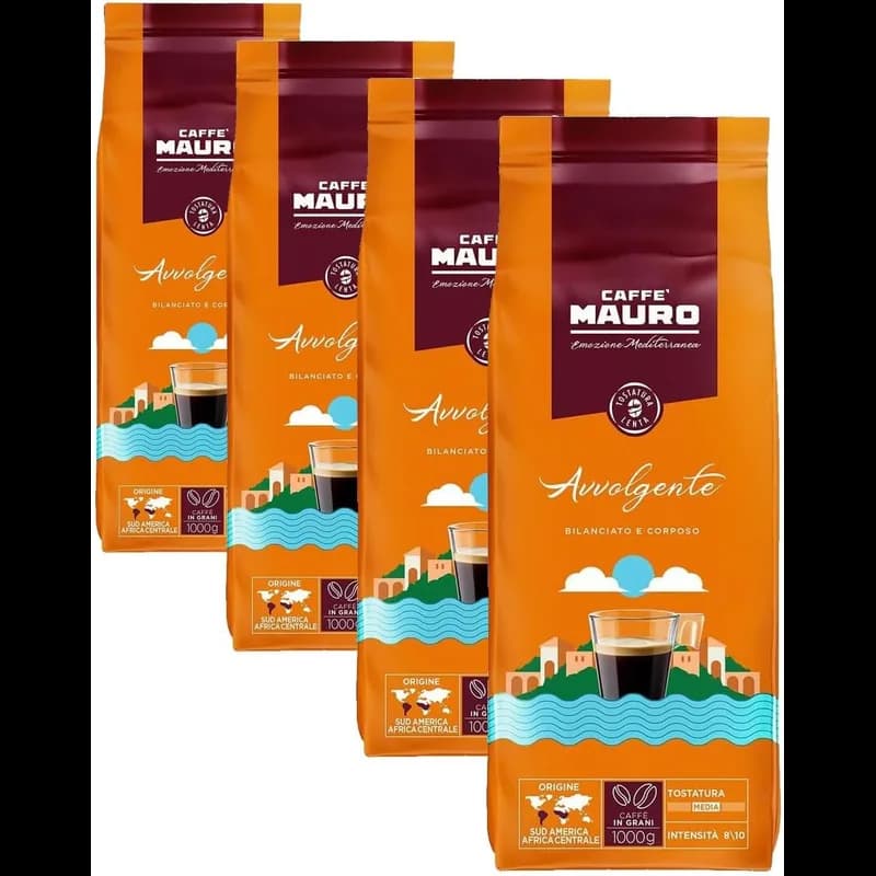 Caffè Mauro Avvolgente 1kg – Caffe Mauro Kaffeebohnen