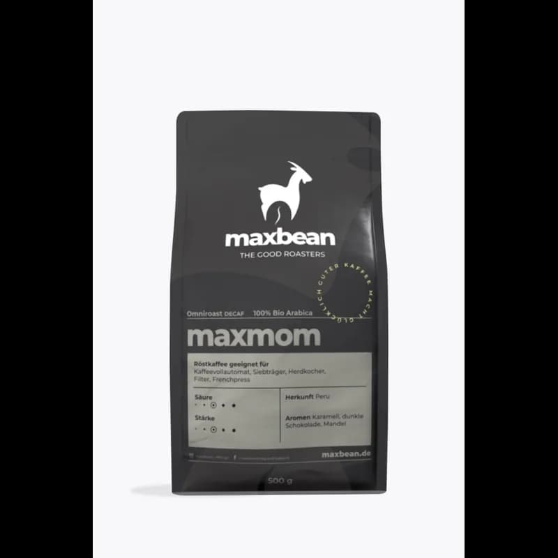 maxbean maxmom Entkoffeiniert – maxbean Kaffeebohnen
