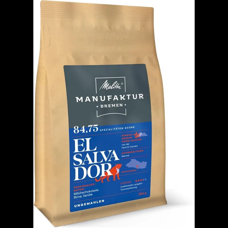 Melitta® Manufaktur-Kaffee Bremen El Salvador 250g – Melitta Manufaktur Bremen Kaffeebohnen