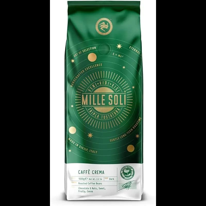 Mille Soli Caffe Crema Vorteilspaket 4kg – MilleSoli Kaffeebohnen