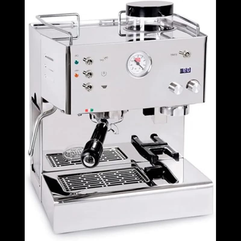 Quick Mill Pegaso Siebträgermaschine mit Mühle Poliert – Quick Mill Kaffeemaschine