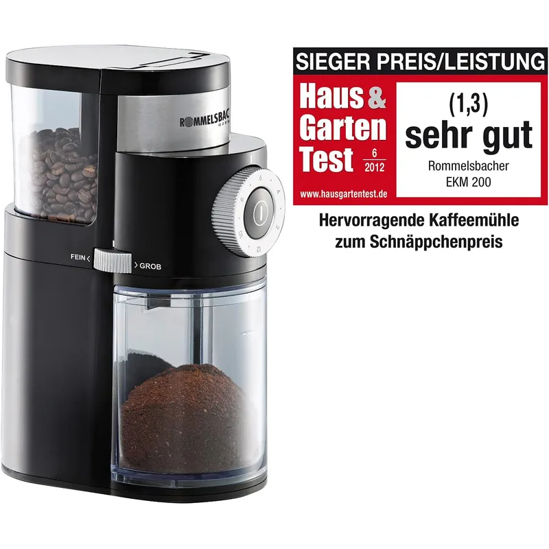 Rommelsbacher EKM 200 – Rommelsbacher Kaffeemühle Platz 1