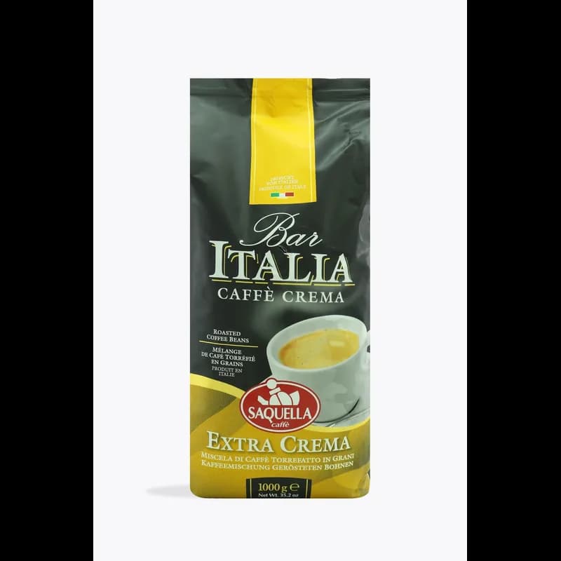 Saquella Bar Italia Caffè Crema Extra Crema 1kg – Saquella Caffè Kaffeebohnen