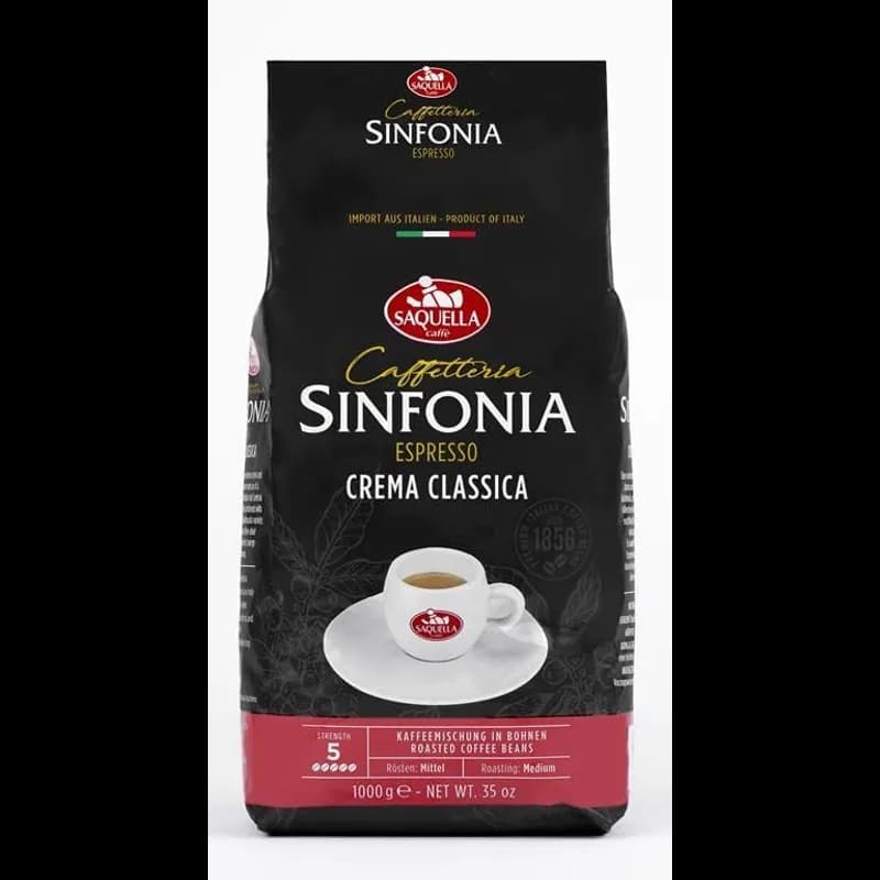 Saquella Classic Espresso Crema 1kg  – Saquella Caffè Kaffeebohnen