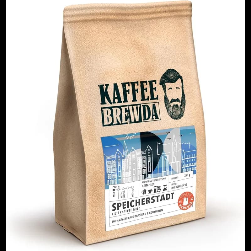 Speicherstadt Hamburger Hafen Kaffeemischung Bio Vorteilspaket 2kg – Speicherstadt Kaffeebohnen