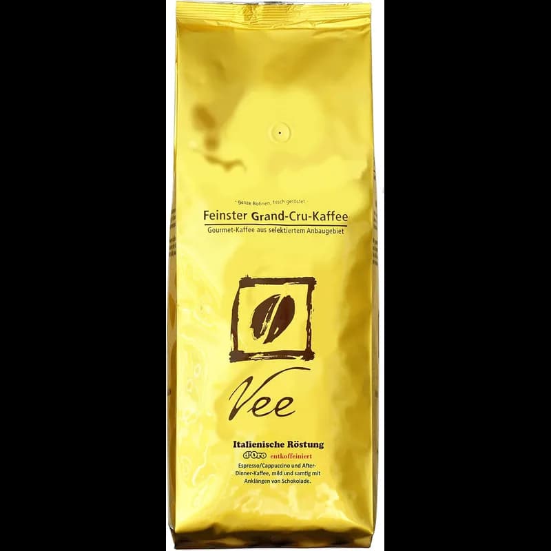 Vee's Italienische Röstung d'Oro Entkoffeiniert Bio – Vees Kaffeebohnen