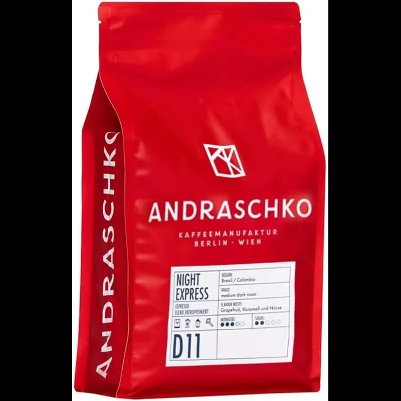 Andraschko Night Express Espresso Blend Entkoffeiniert – Andraschko Kaffeebohnen