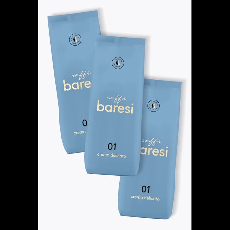 caffè baresi Crema Delicato Vorteilspaket 3kg – caffè baresi Kaffeebohnen