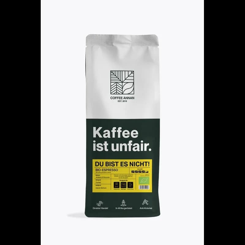 Coffee Annan Bio-Espresso 1kg – Coffee Annan Kaffeebohnen