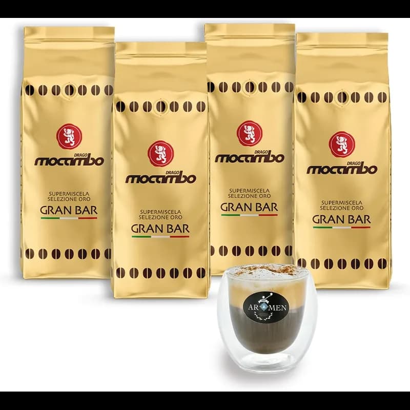 Drago Mocambo Bar Robusta Vorteilspaket 4kg – Drago Mocambo Kaffeevollautomat Platz 7