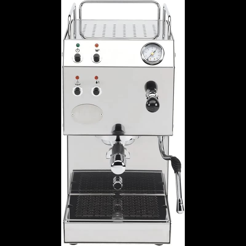 ECM Espressomaschine Casa V Edelstahl poliert + ECM Mühle S-Automatik 64 mit Timer Edelstahl – ECM Kaffeemaschine