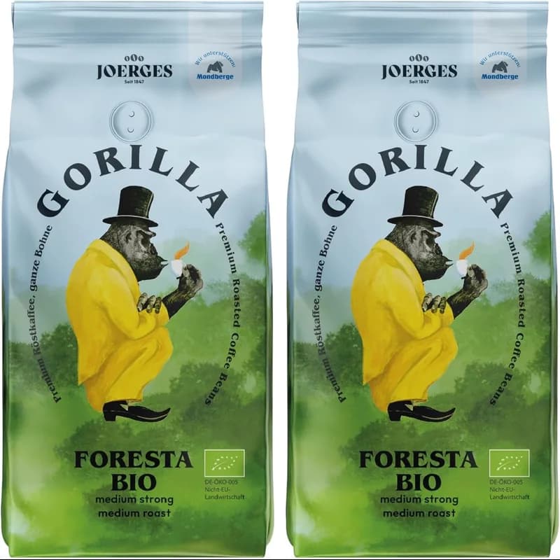 Gorilla Foresta Bio 1kg – Gorilla Kaffeevollautomat Platz 11