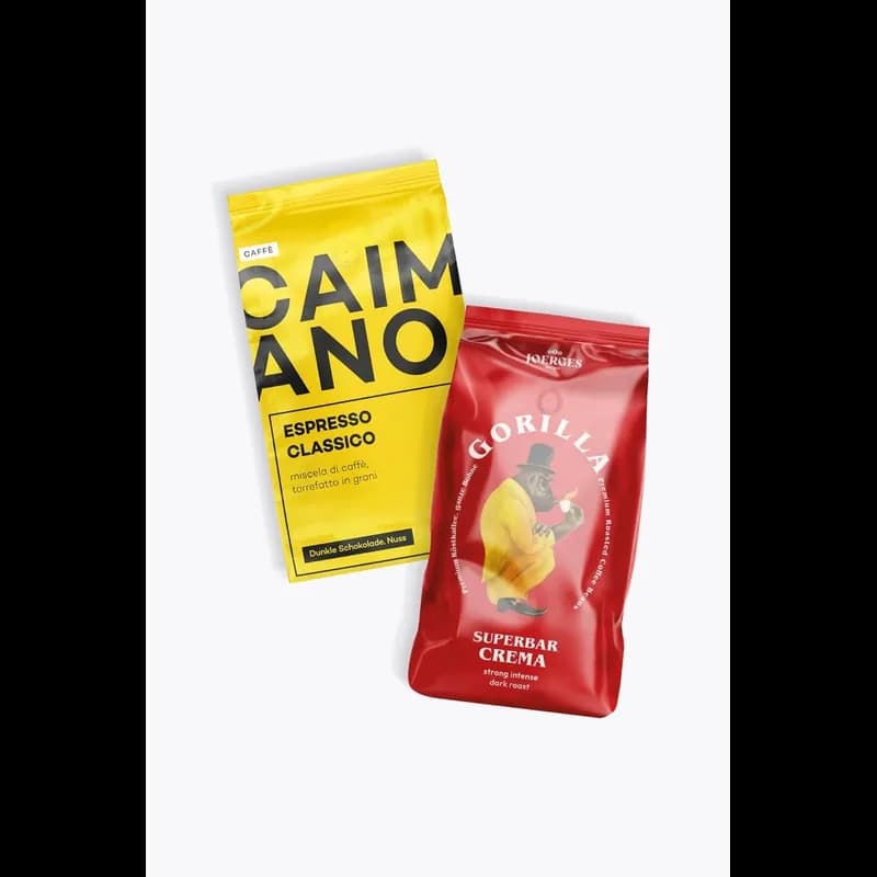 Gorilla Superbar Crema 1kg & Caffè Caimano Espresso Classico 1kg – Aus unserer Werbung Kaffeebohnen