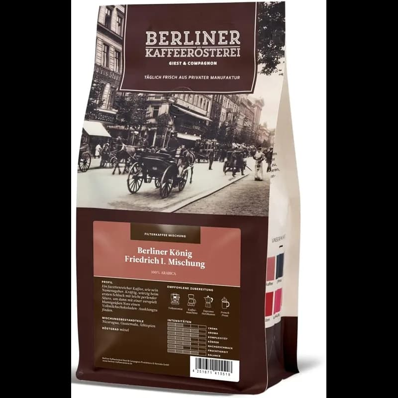Hannoversche Kaffeemanufaktur Maries königlicher Hofkaffee 250g – Hannoversche Kaffee Manufaktur Kaffeevollautomat Platz 12