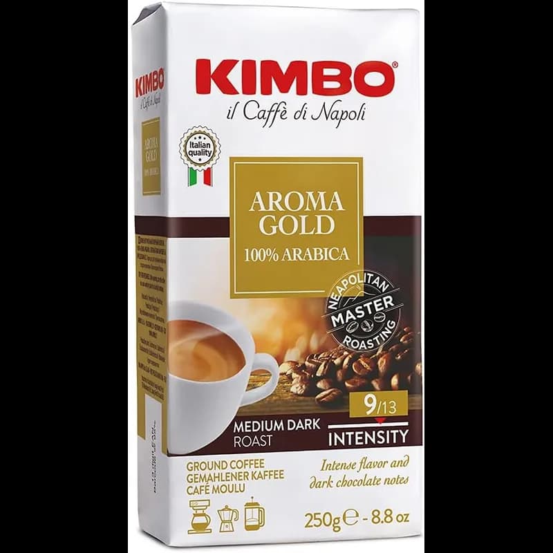 Kimbo Gold Espresso 100% Arabica 250g – Kimbo Kaffeebohnen
