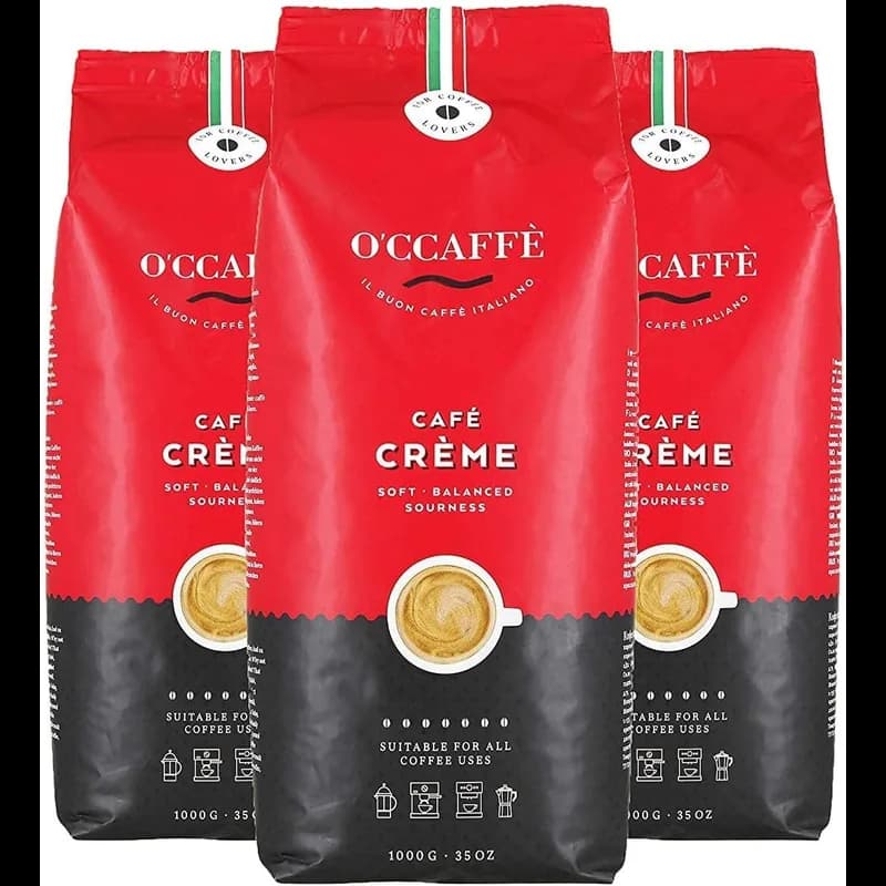 O'ccaffè Café Crème 1kg – O'ccaffè Kaffeemaschine