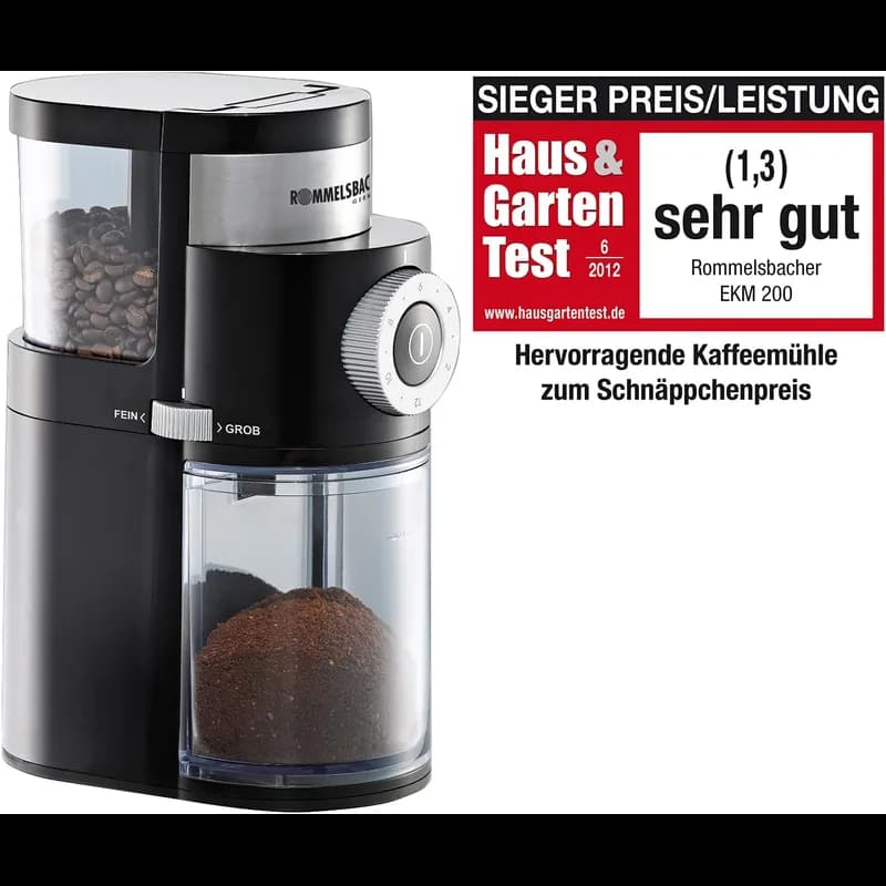 Rommelsbacher EKM 200 – Rommelsbacher Kaffeemühle Platz 1