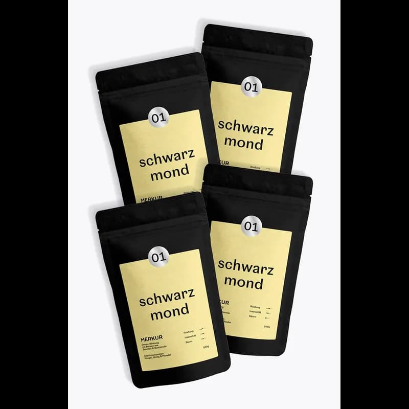 Schwarzmond Merkur Vorteilspaket 2kg – Schwarzmond Kaffeevollautomat Platz 70