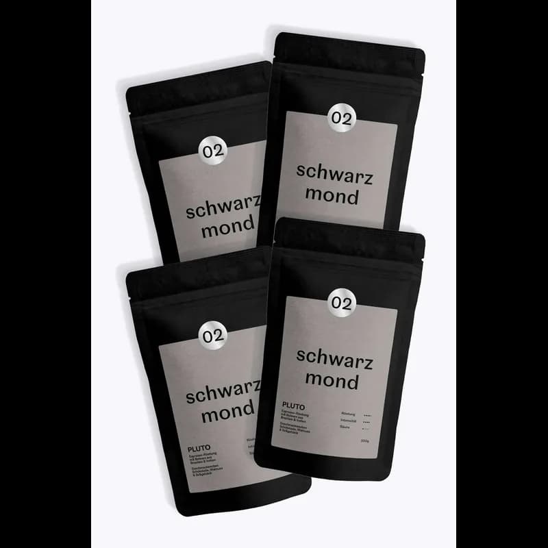 Schwarzmond Pluto Vorteilspaket 2kg – Schwarzmond Kaffeevollautomat Platz 80