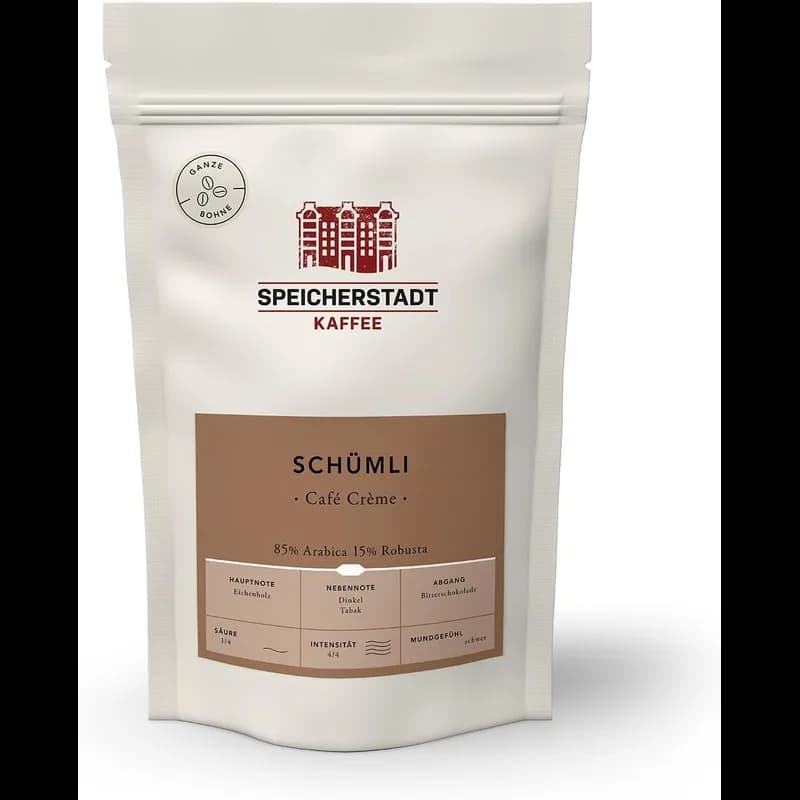 Speicherstadt Schümli Café Crème Vorteilspaket 2kg – Speicherstadt Kaffeebohnen