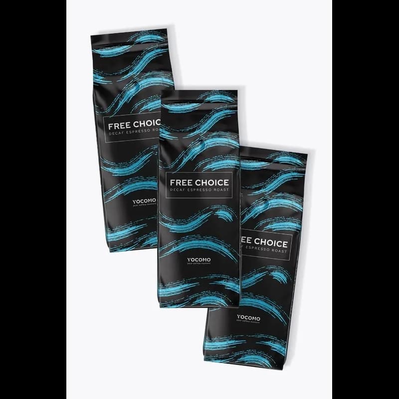 YOCOMO Free Choice Decaf Espresso Roast Vorteilspaket 3kg – YOCOMO Kaffeebohnen