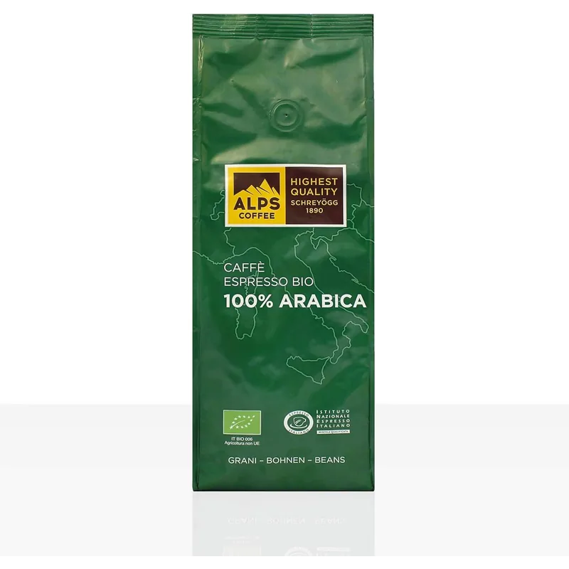 Alps Coffee Espresso Bio 100% Arabica 500g – Alps Coffee Kaffeebohnen