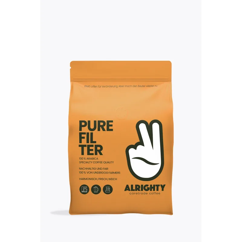 Alrighty Pure Filter 250g – Alrighty Kaffeebohnen