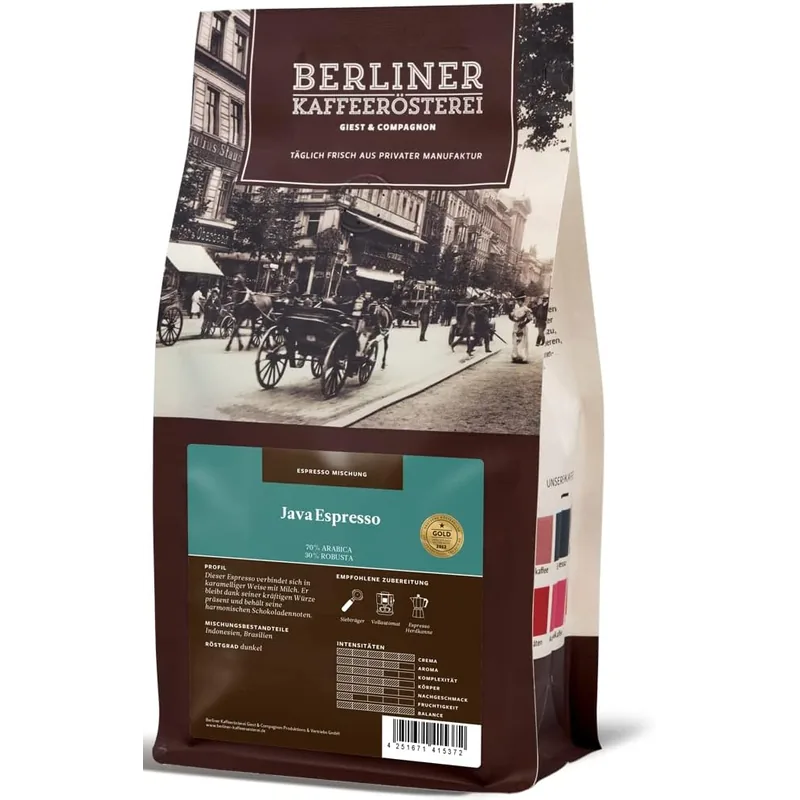 Berliner Kaffeerösterei Espresso Decaf – Berliner Kaffeerösterei Kaffeebohnen