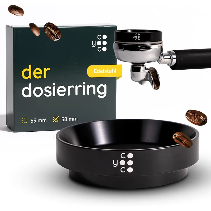 Coyooco Dosierring Siebträger 58mm Schwarz – Coyooco Kaffeemaschine
