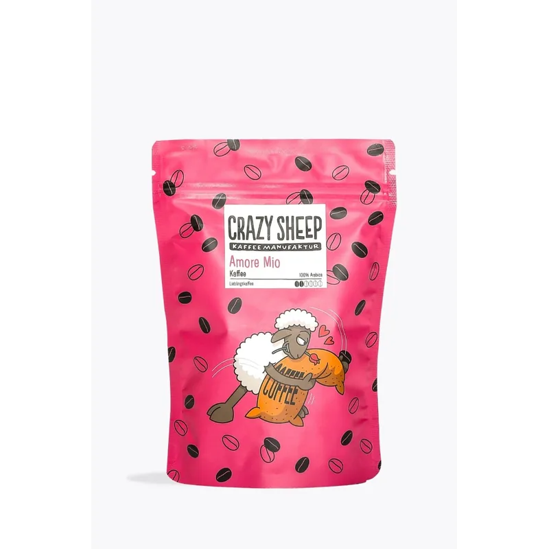 Crazy Sheep Amore Mio 250g – Crazy Sheep Kaffeebohnen