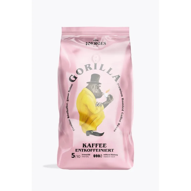 Gorilla Kaffee Entkoffeiniert 1kg