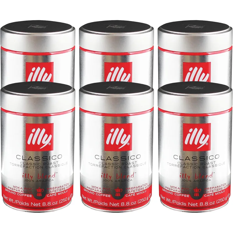 illy Espresso klassische Röstung 6x250g