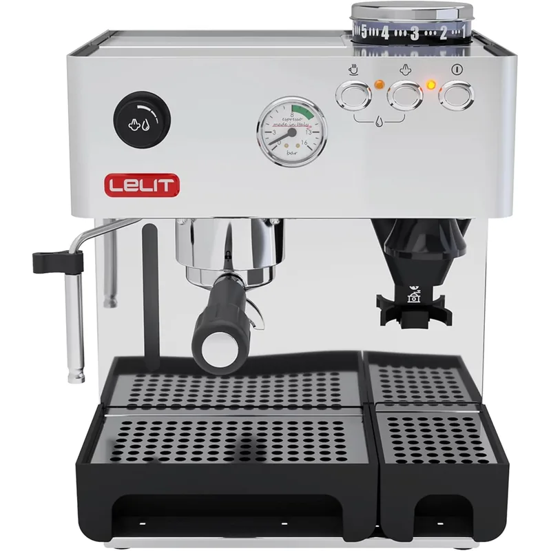 Lelit Anita PL042TEMD Siebträgermaschine Edelstahl – Lelit Espresso Kaffeemaschine