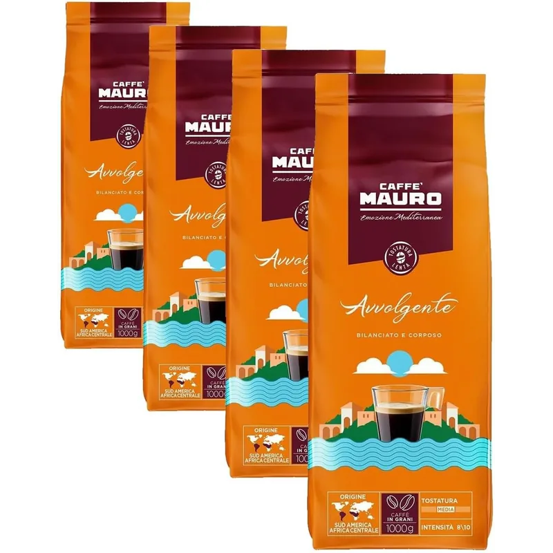Caffè Mauro Avvolgente 1kg – Caffe Mauro Kaffeebohnen