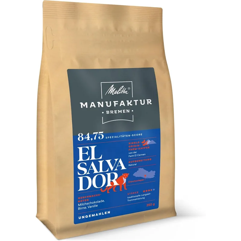 Melitta® Manufaktur-Kaffee Bremen El Salvador 250g – Melitta Manufaktur Bremen Kaffeebohnen