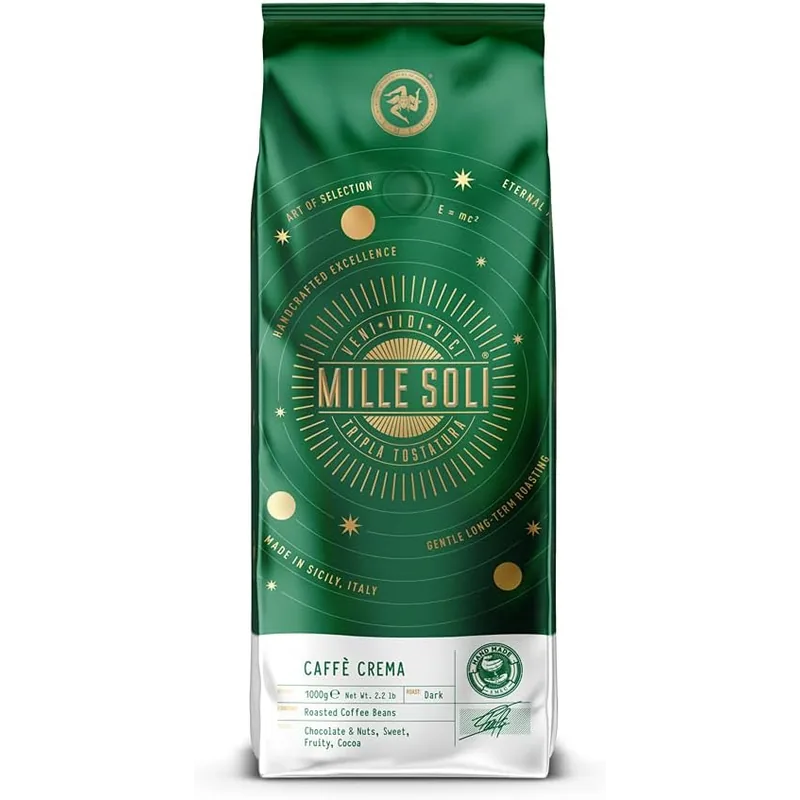 Mille Soli Caffe Crema Vorteilspaket 4kg – MilleSoli Kaffeebohnen