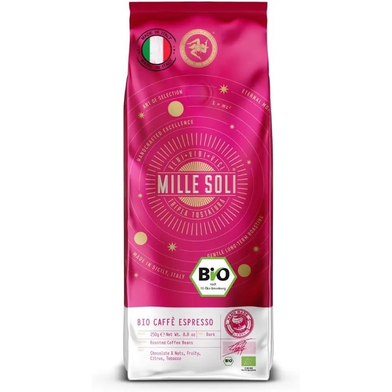 Mille Soli Caffè Espresso Bio Dose – MilleSoli Kaffeebohnen
