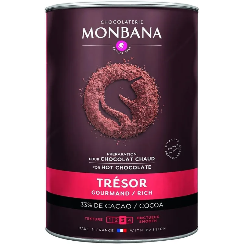 Monbana Tresor Drinking Chocolate 250g – Monbana Kaffeebohnen
