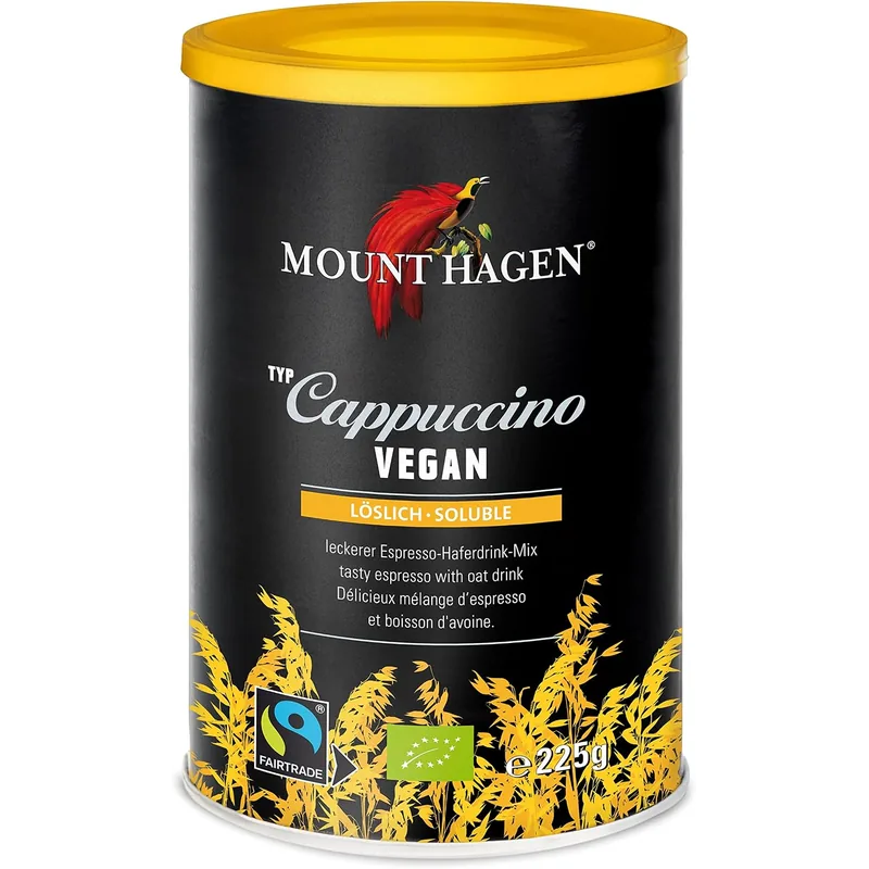 Mount Hagen Hafer Cappuccino Bio Fairtrade 225g Dose