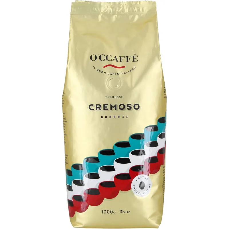 O'ccaffè Cremoso 1kg – O'ccaffè Kaffeebohnen